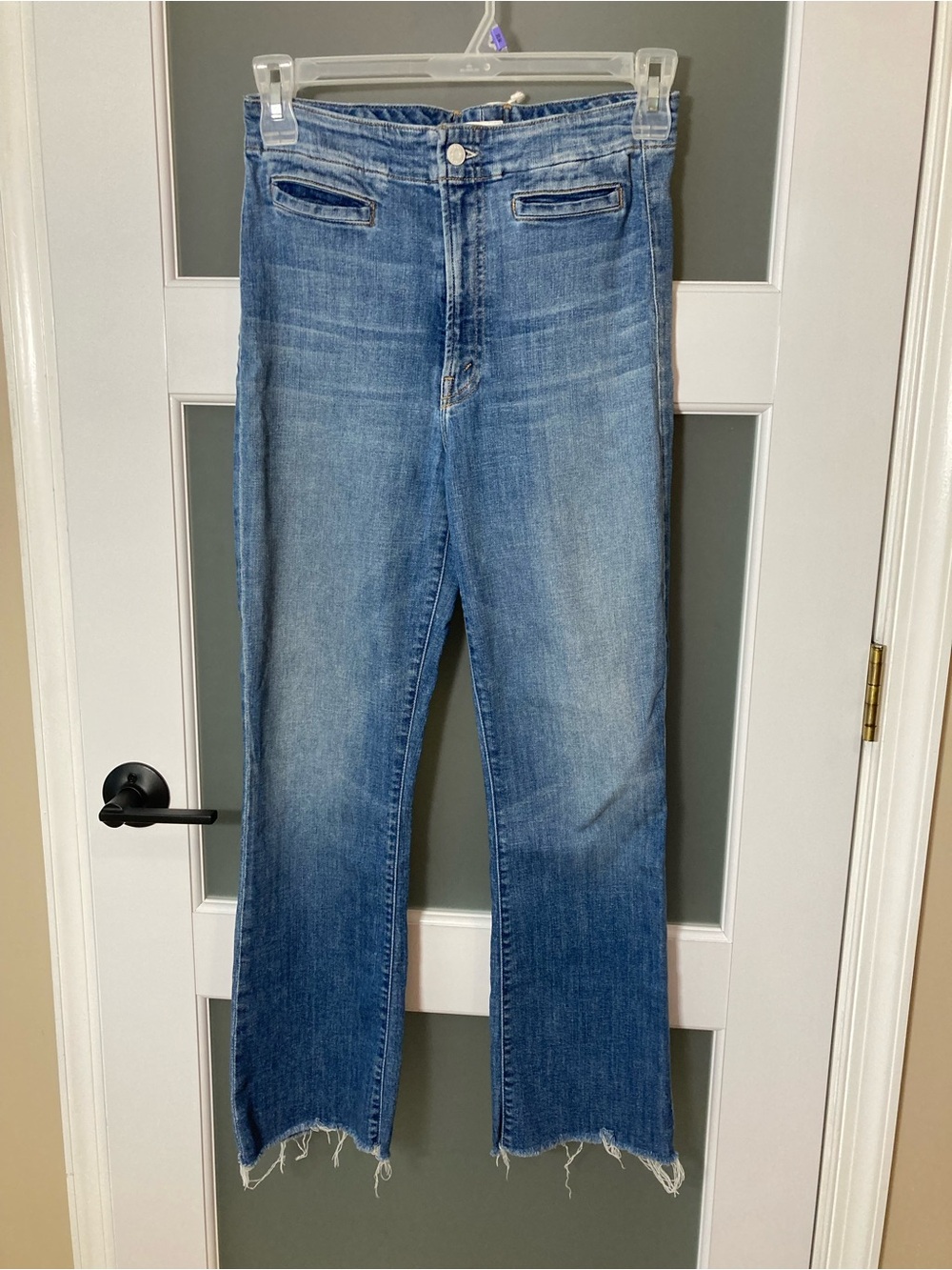 MOTHER Kick Flare with a Lace up detail on the Back - Size tag missing - 27?